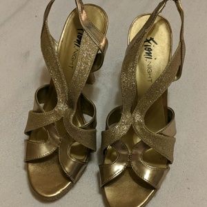 Fioni Gold Sandals/Heels